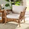 Bali & Pari Babette Modern Bohemian Natural Brown Rattan Arm Chair 239-13481-ZORO - alternate 8